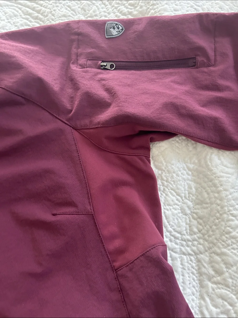 Kuhl Women's Hooded Softshell Pullover Jacket in Plum